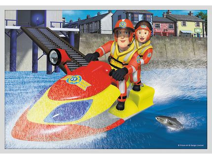 TREFL FIREMAN SAM Pusle komplekt, 10 tk, Tuletõrjuja Sam