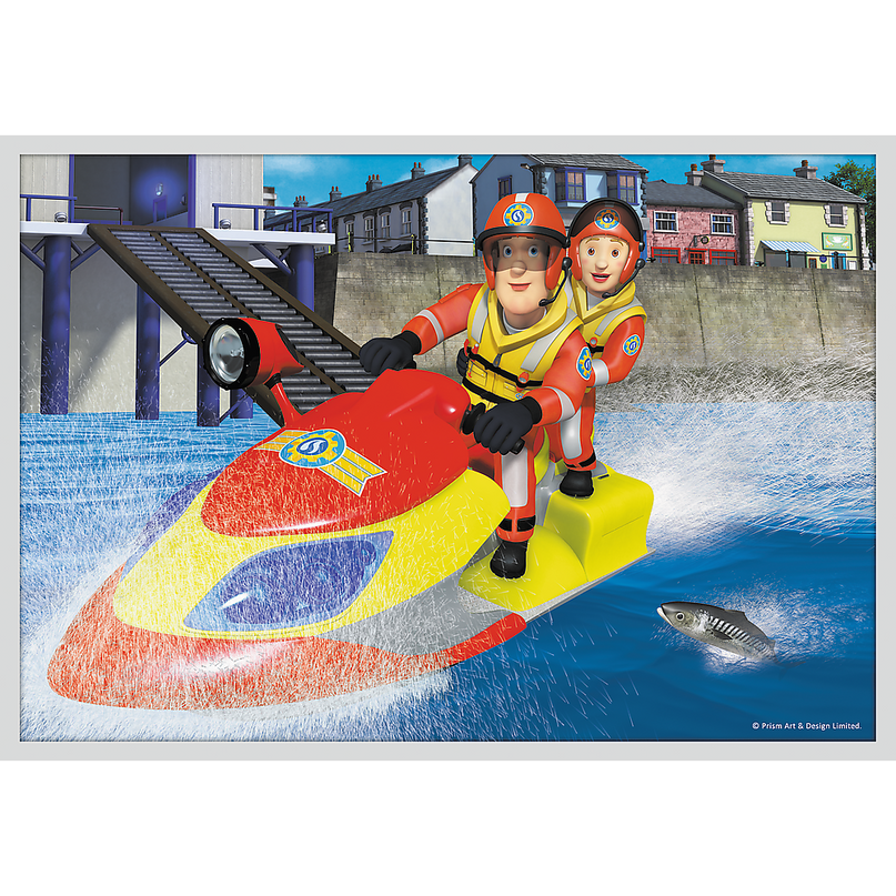 TREFL FIREMAN SAM Pusle komplekt, 10 tk, Tuletõrjuja Sam