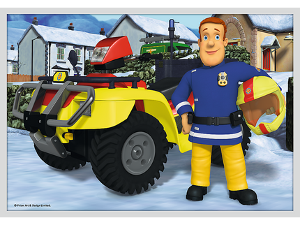 TREFL FIREMAN SAM Pusle komplekt, 10 tk, Tuletõrjuja Sam