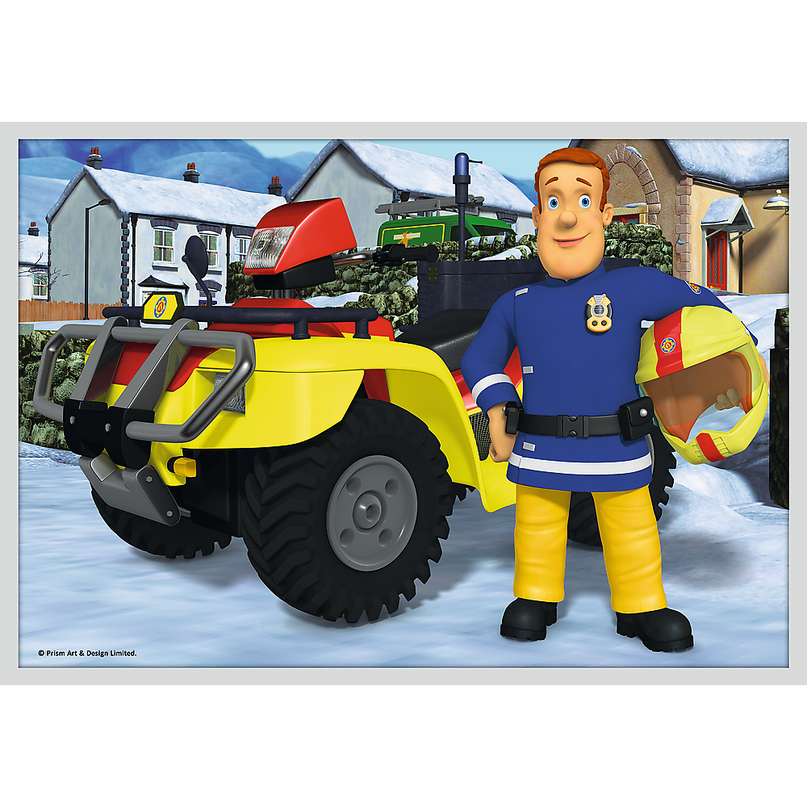 TREFL FIREMAN SAM Pusle komplekt, 10 tk, Tuletõrjuja Sam