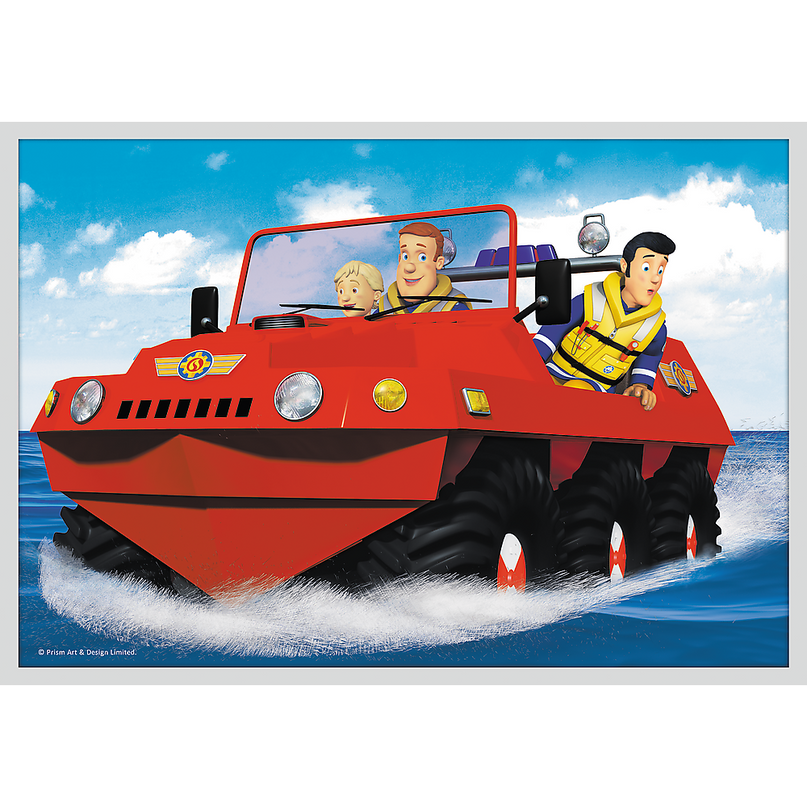 TREFL FIREMAN SAM Pusle komplekt, 10 tk, Tuletõrjuja Sam