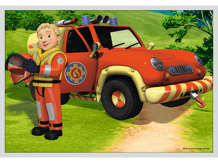 TREFL FIREMAN SAM Pusle komplekt, 10 tk, Tuletõrjuja Sam