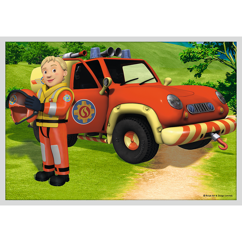 TREFL FIREMAN SAM Pusle komplekt, 10 tk, Tuletõrjuja Sam