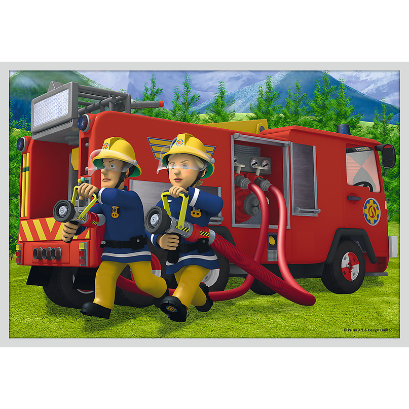 TREFL FIREMAN SAM Pusle komplekt, 10 tk, Tuletõrjuja Sam