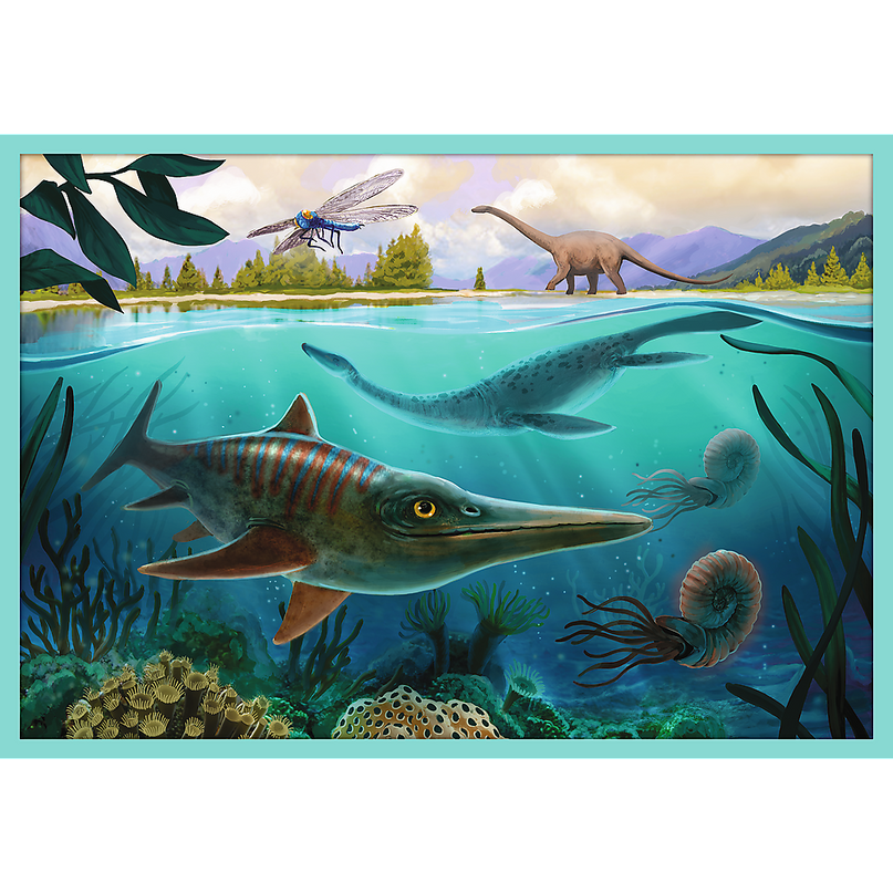 TREFL Pusle komplekt Dinosaurused, 10 in 1