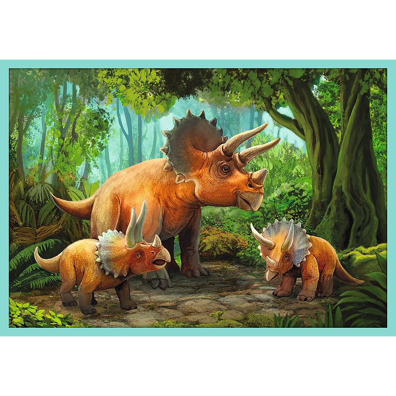 TREFL Pusle komplekt Dinosaurused, 10 in 1