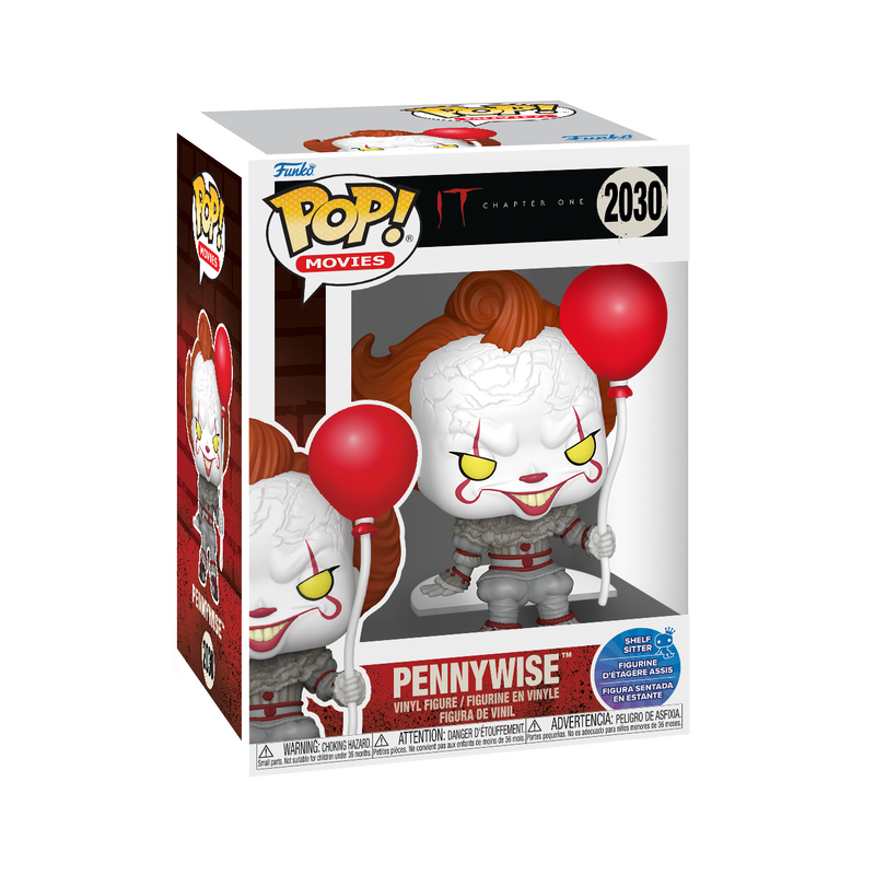 FUNKO POP! Vinyl figuur: IT - Pennywise with Balloon (Shelf Sitter)