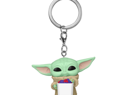 FUNKO POP! Võtmehoidja: Mandalorian & Grogu - Grogu with Snack