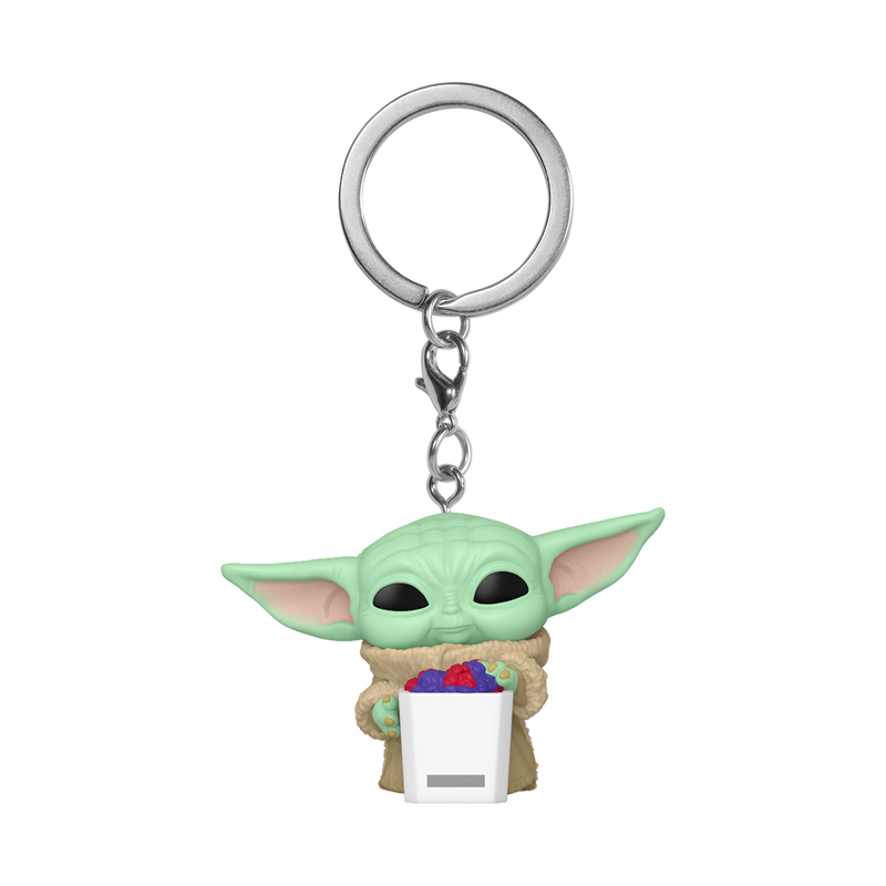 FUNKO POP! Võtmehoidja: Mandalorian & Grogu - Grogu with Snack
