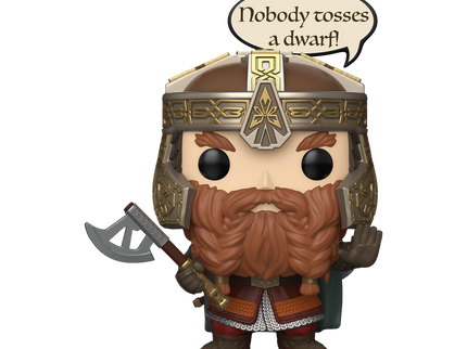 FUNKO POP! Vinyl figuur: Lord of the Rings - Gimli (Nobody Tosses a Dwarf)