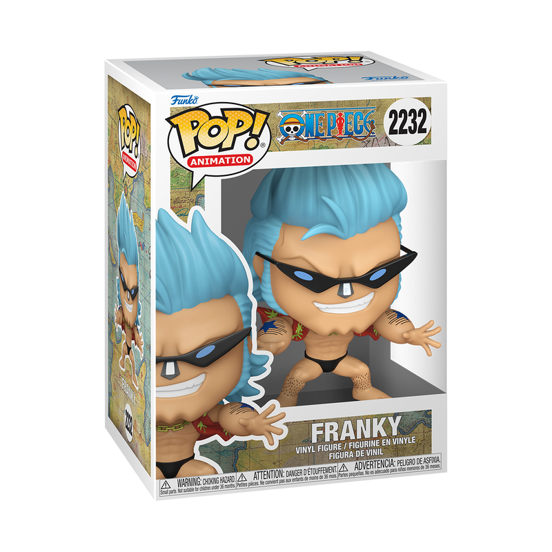 FUNKO POP! Vinyl figuur: One Piece - Franky with Sunglasses