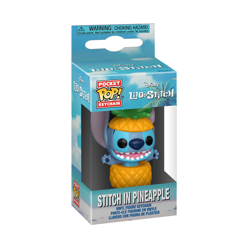 FUNKO POP! Võtmehoidja: Disney: Lilo & Stitch - Stitch in pineapple