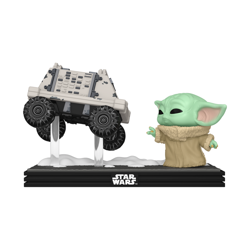FUNKO POP! Vinyl figuur: Mandalorian & Grogu - Grogu with Polar Mouse Droid (Moment)