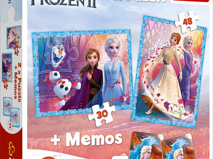 TREFL FROZEN Pusle ja memo komplekt Frozen 2