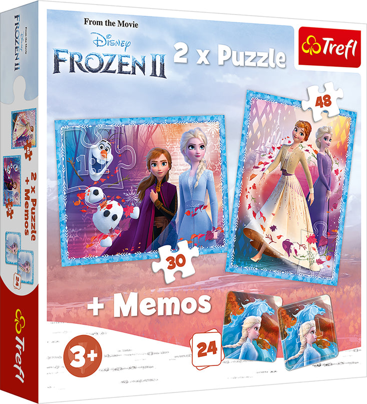 TREFL FROZEN Pusle ja memo komplekt Frozen 2