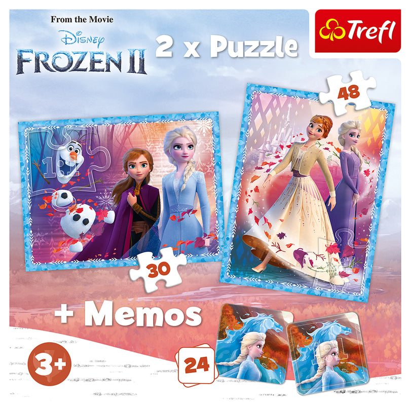 TREFL FROZEN Pusle ja memo komplekt Frozen 2