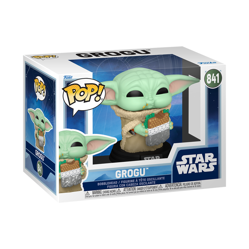 FUNKO POP! Vinyl figuur: Star Wars: Mandalorian & Grogu - Grogu with Sandwich