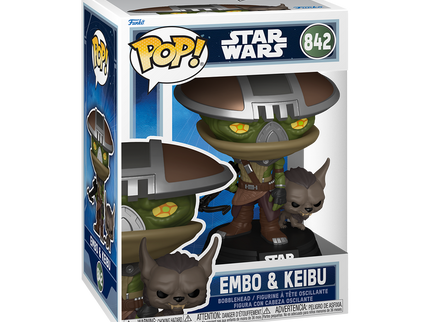 FUNKO POP! Vinyl figuur: Star Wars: Mandalorian & Grogu - Buddy Embo & Keibu