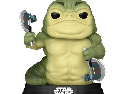 FUNKO POP! Vinyl figuur: Star Wars: Mandalorian & Grogu - Rotta the Hutt (Glow)