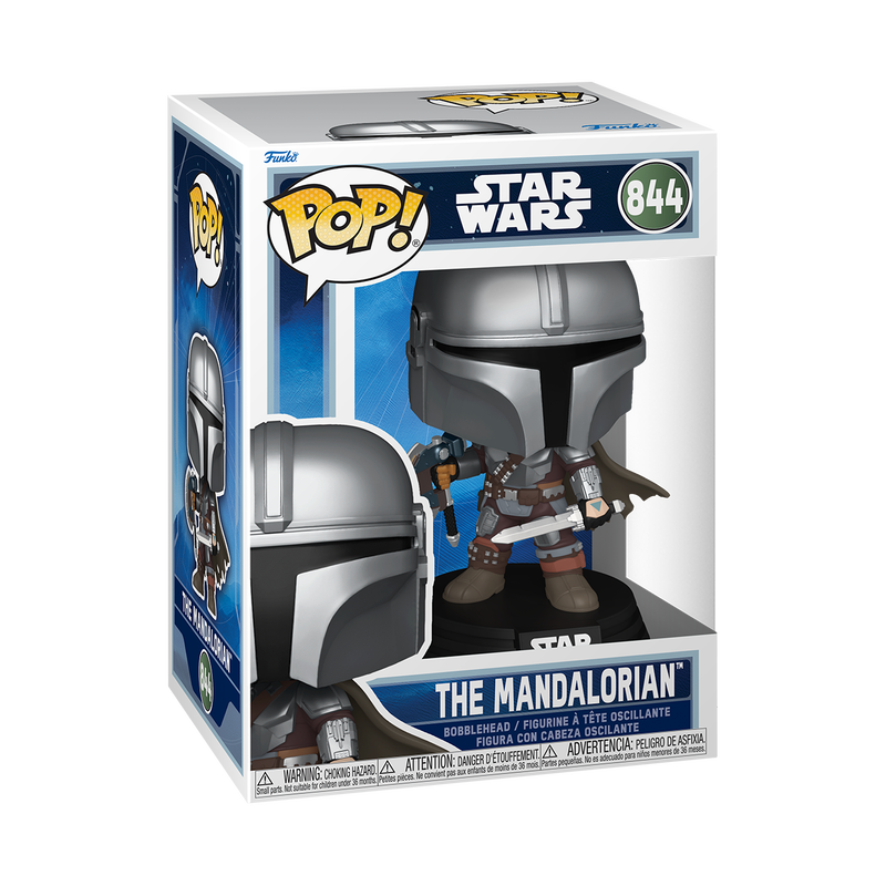 FUNKO POP! Vinyl figuur: Star Wars: Mandalorian & Grogu - The Mandalorian (Dual Wield)