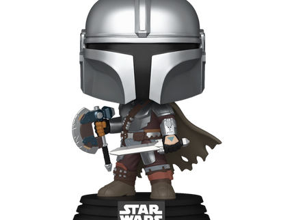 FUNKO POP! Vinyl figuur: Star Wars: Mandalorian & Grogu - The Mandalorian (Dual Wield)