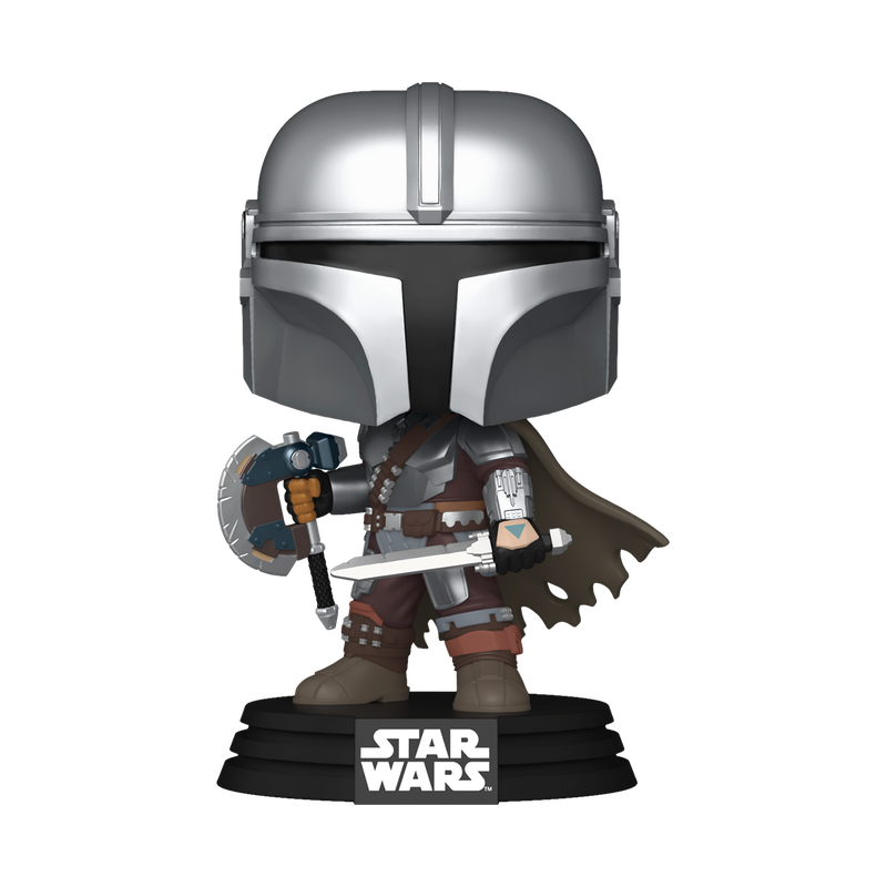 FUNKO POP! Vinyl figuur: Star Wars: Mandalorian & Grogu - The Mandalorian (Dual Wield)
