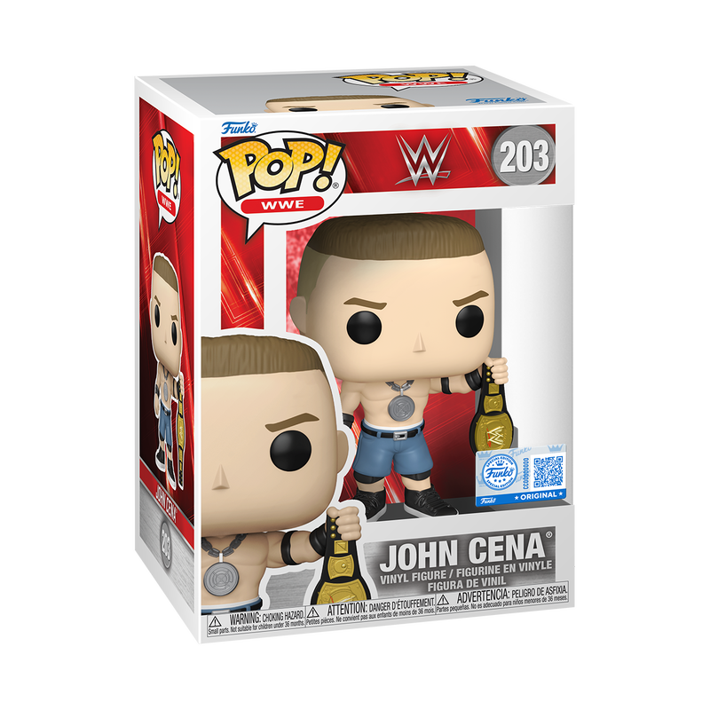FUNKO POP! Vinyl figuur: WWE - John Cena with Spinner Belt