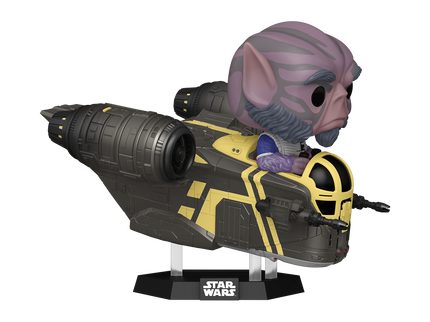 FUNKO POP! Rides DLX: Star Wars: Mandalorian & Grogu - Zeb Orrelios in the Razor Crest