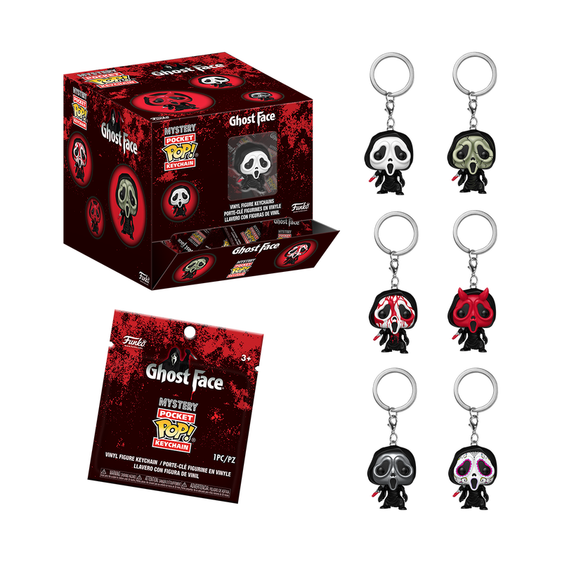 FUNKO POP! Müsteerium võtmehoidja: Ghost Face - 12pc PDQ