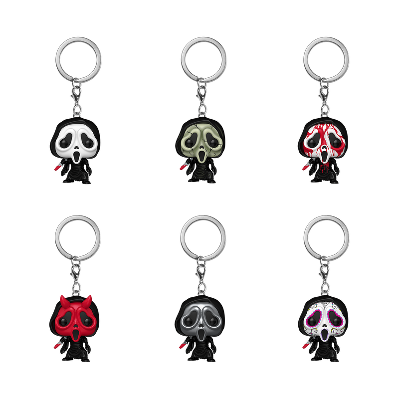 FUNKO POP! Müsteerium võtmehoidja: Ghost Face - 12pc PDQ