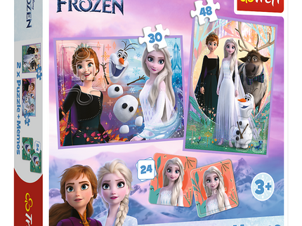 TREFL FROZEN Pusle ja memo komplekt Frozen 2