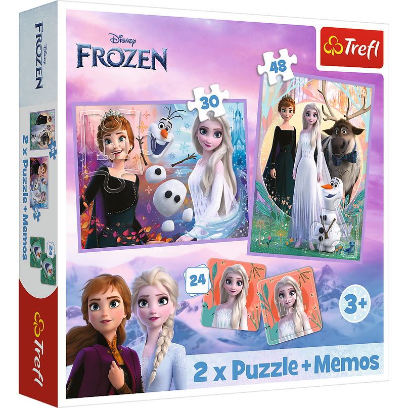 TREFL FROZEN Pusle ja memo komplekt Frozen 2