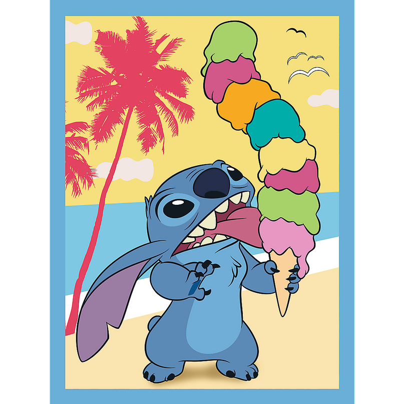 TREFL DISNEY STITCH Pusle ja memo komplekt 30+48+M24