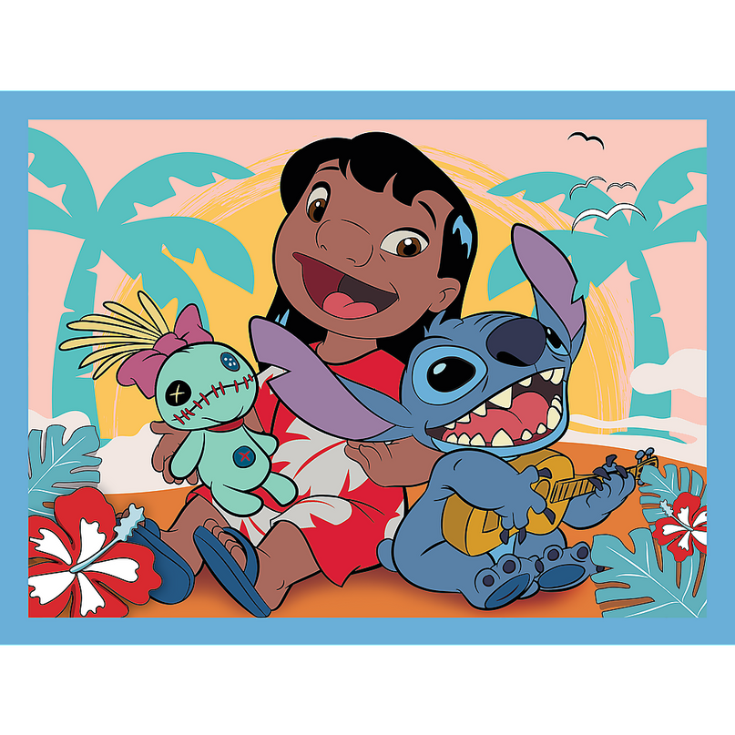 TREFL DISNEY STITCH Pusle ja memo komplekt 30+48+M24