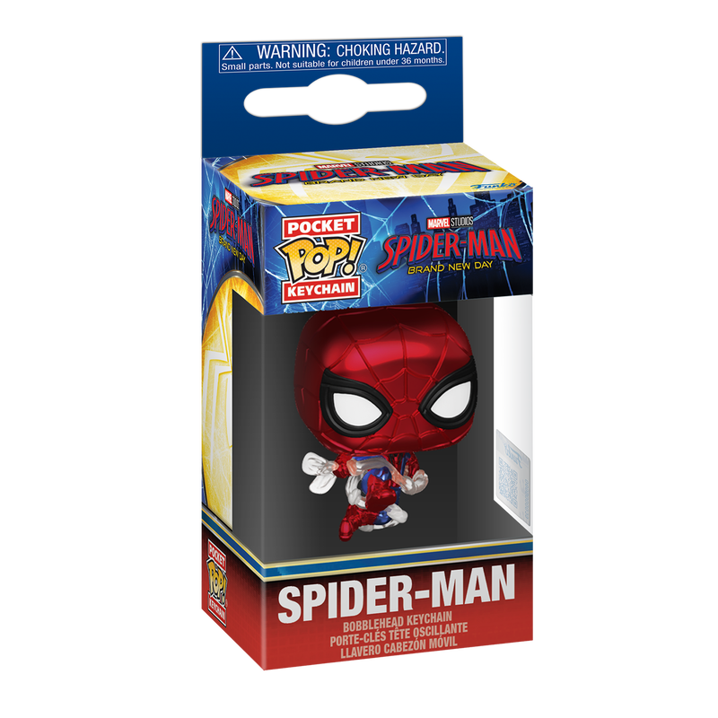 FUNKO POP! Võtmehoidja: Spider-Man (Brand New Day)