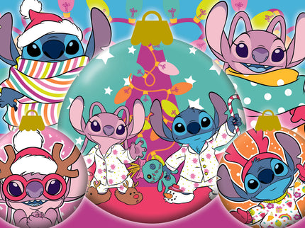 TREFL DISNEY STITCH Pusle Jõulud, 100 osa