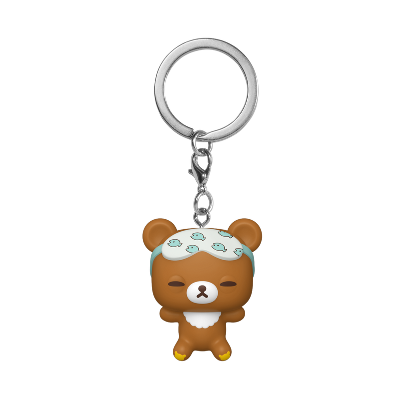 FUNKO POP! Keychain: Rilakkuma - Chairoikoguma Sleepy