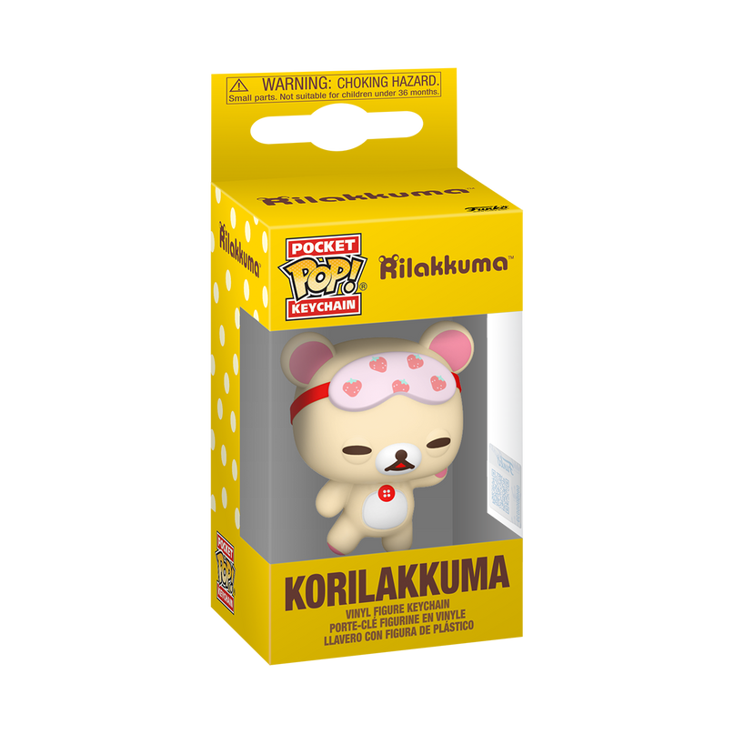 FUNKO POP! Keychain: Rilakkuma - Korilakkuma Sleepy