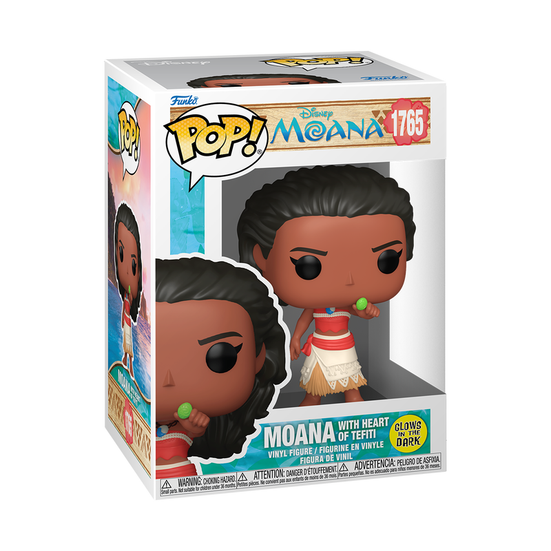 FUNKO POP! Vinyl figuur: Disney: Moana 3 - Moana w/Heart of Te Fiti