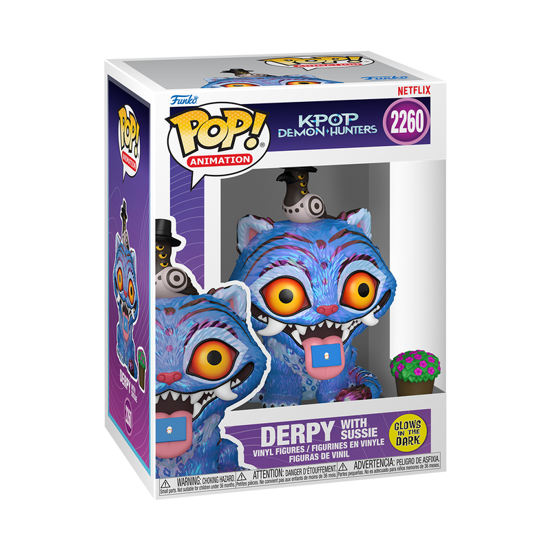 FUNKO POP! Vinyl Figuur: KPOP Demon Hunters - Derpy with Sussie (Glow in the dark)