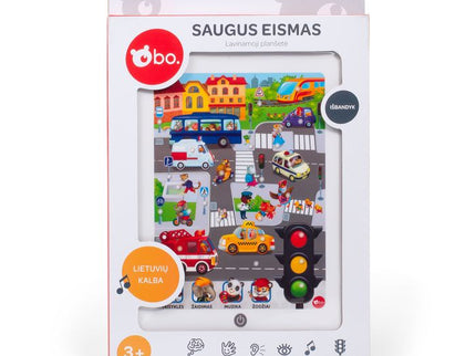 bo. Educational tablet "Traffic" (In Lithuanian lang.) (no batteries)