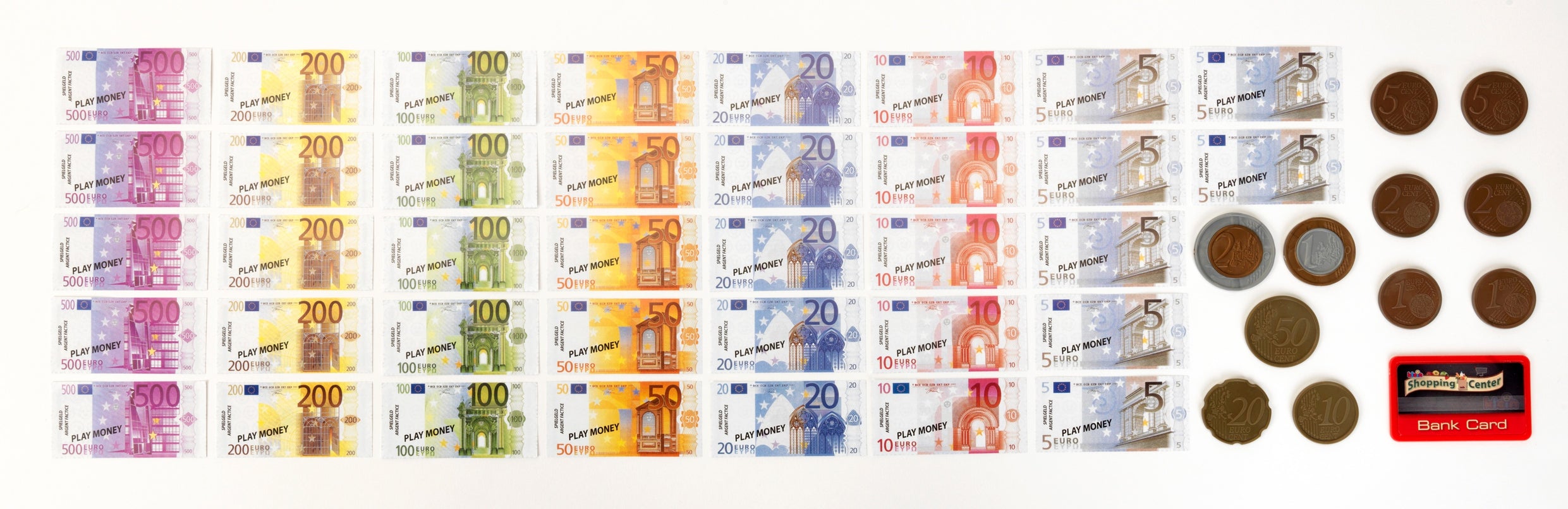 KLEIN Mänguraha (eurod) koos plastikaardiga