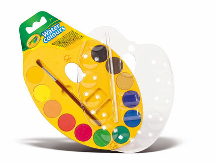 CRAYOLA Akvarellvärvi palett, 12 värvi