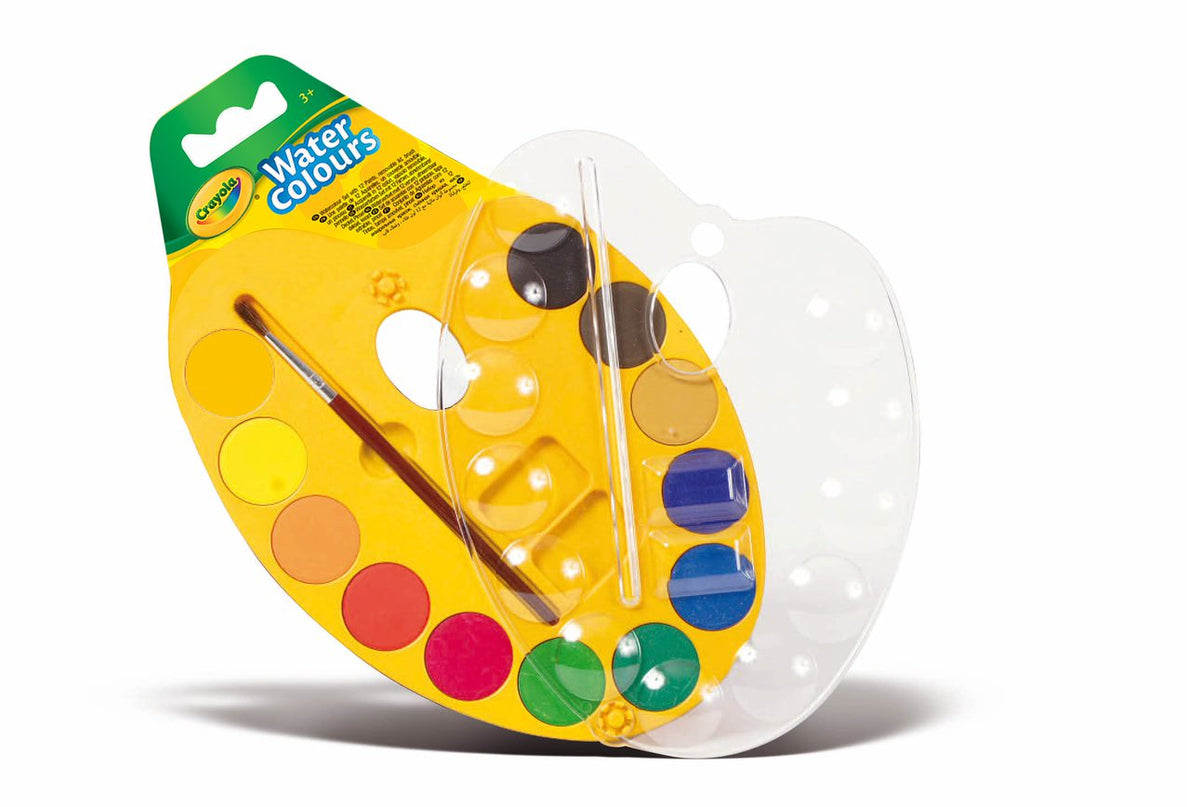 CRAYOLA Akvarellvärvi palett, 12 värvi