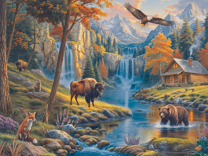 TREFL Pusle ja plakat Metsik loodus, 3000 osa
