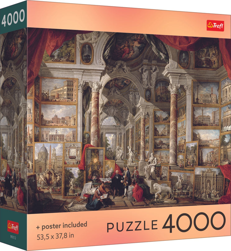 TREFL Pusle ja plakat Panini, Modern Rome, 4000 osa