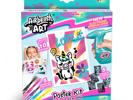 AIRBRUSH õhupintsliga kunstitegevuse kohver Mini Poster