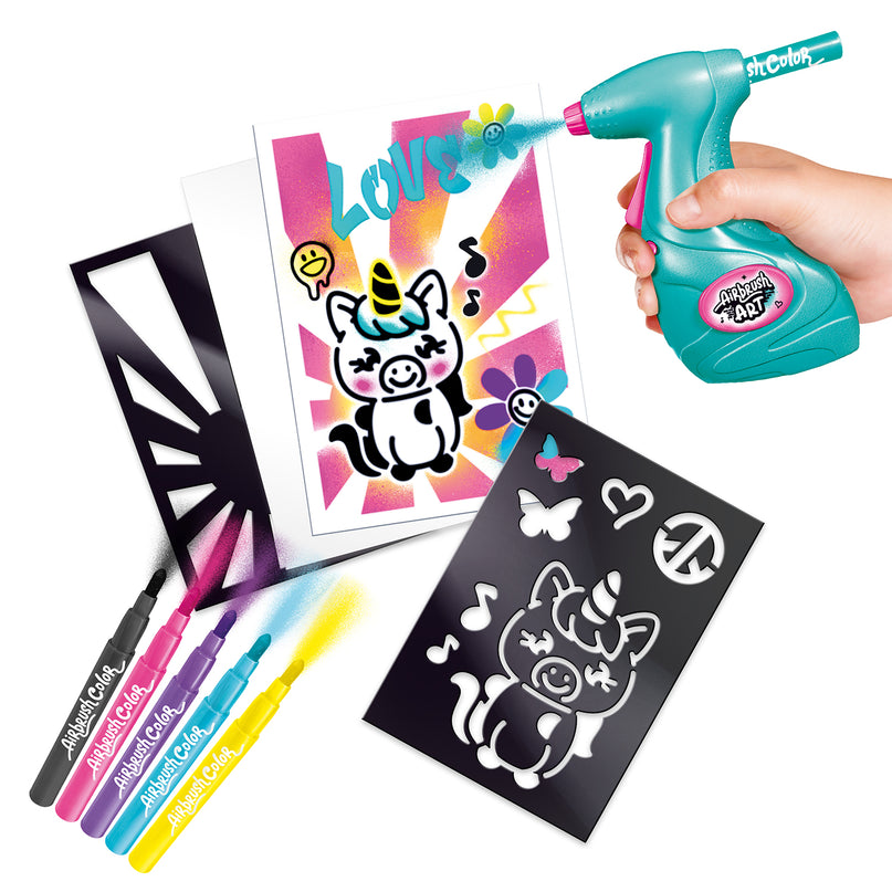 AIRBRUSH õhupintsliga kunstitegevuse kohver Mini Poster