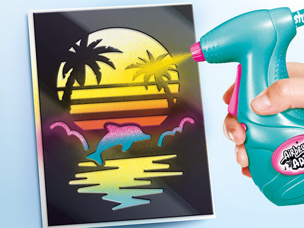 AIRBRUSH õhupintsliga kunstitegevuse kohver Mini Poster