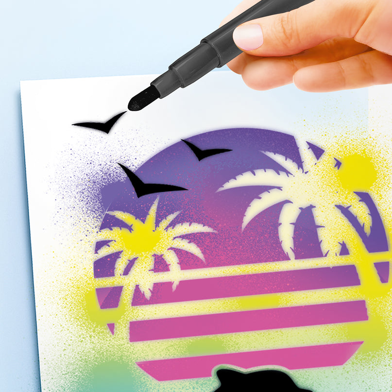 AIRBRUSH õhupintsliga kunstitegevuse kohver Mini Poster